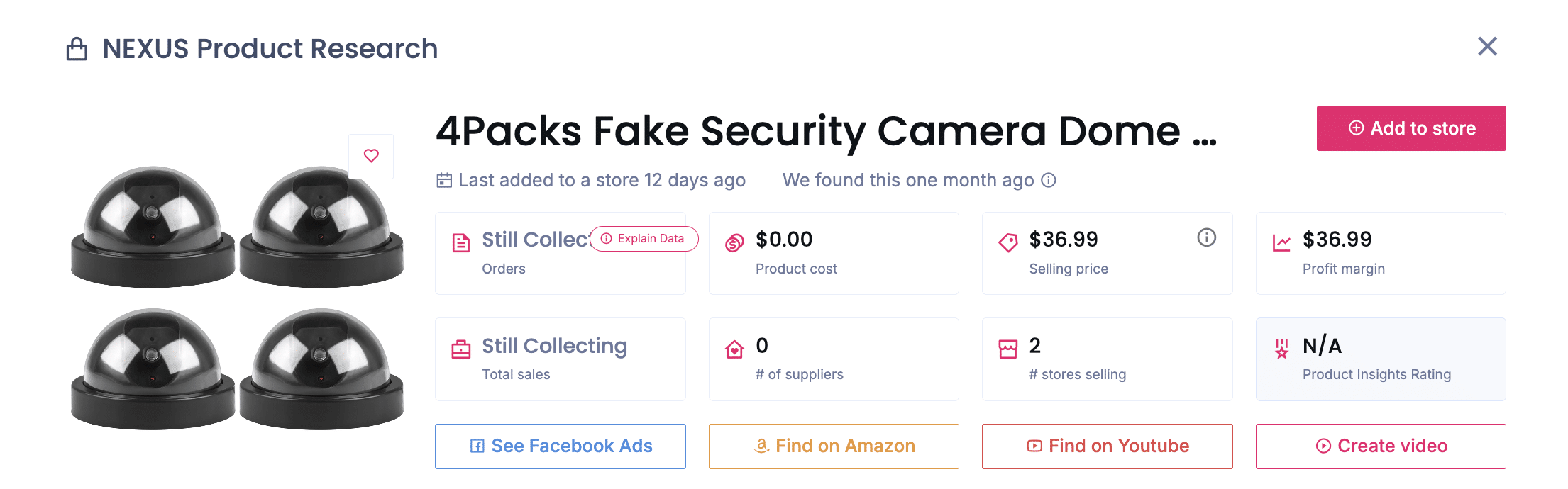 Dummy Security Camera